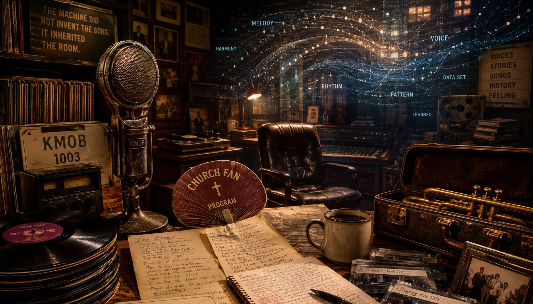 The Machine Did Not Invent the Song. It Inherited the Room.